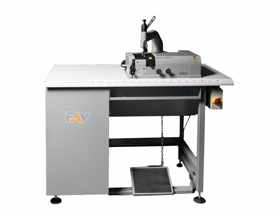 AV2MA skiving machine fav on table with knife motor clutch transport suction motor grinding motor