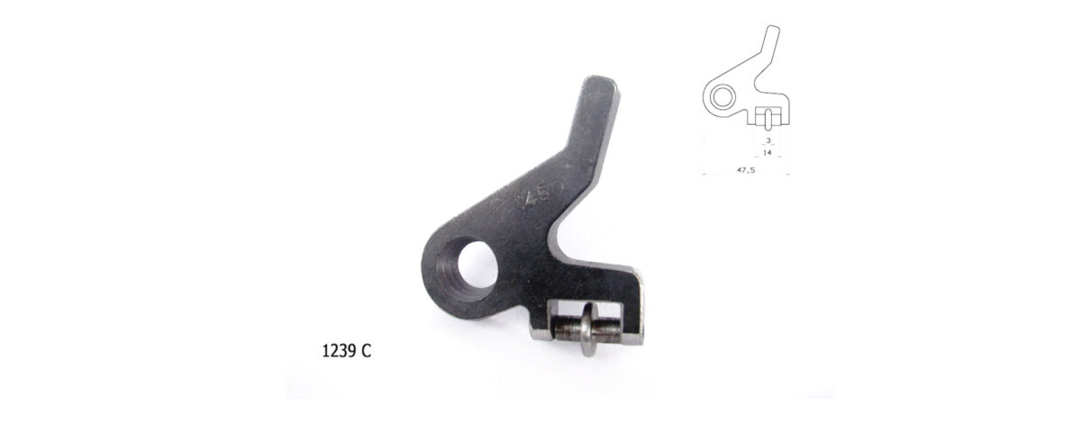 1239c piedino per eseguire canalini per ripiegatura