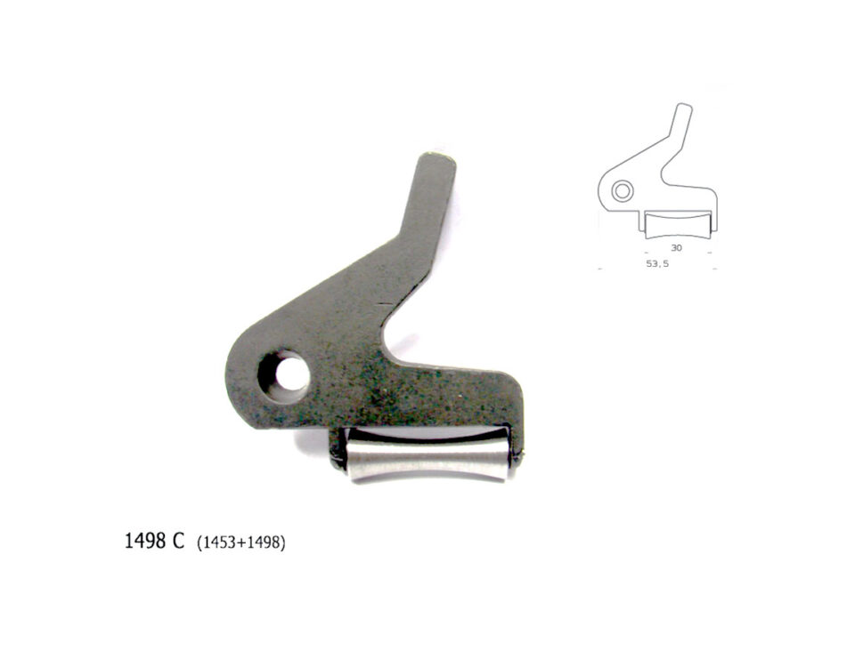 1498c piedino per spaccatura da 34 mm