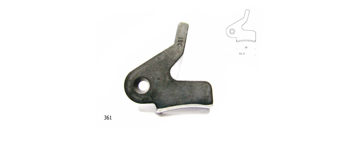 361 piedino per scarniture tutti i settori
