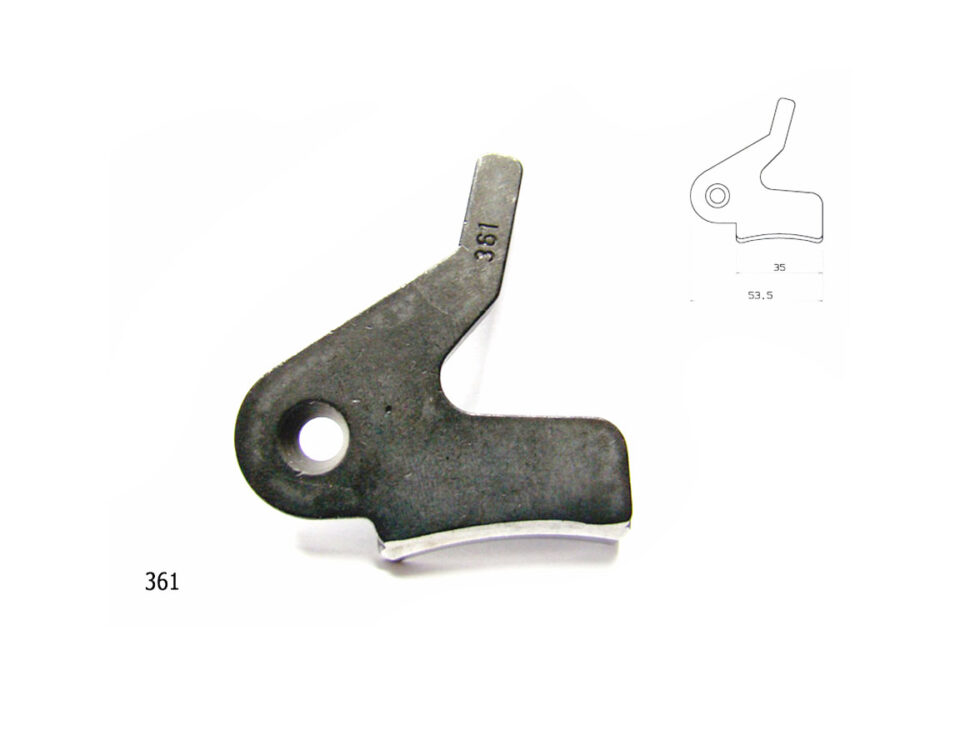 361 piedino per scarniture tutti i settori