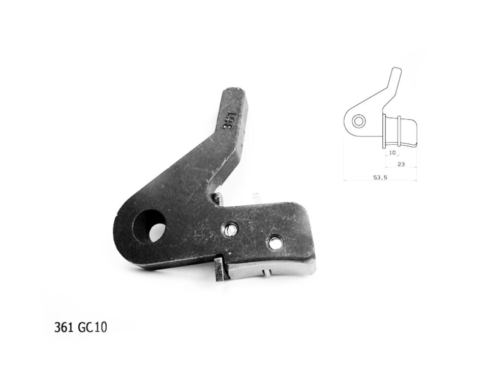361gc10 piedino per intestare scarnire eseguire ripiegatura