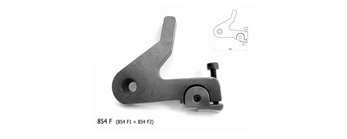 854 f piedino speciale per scarniture 14mm