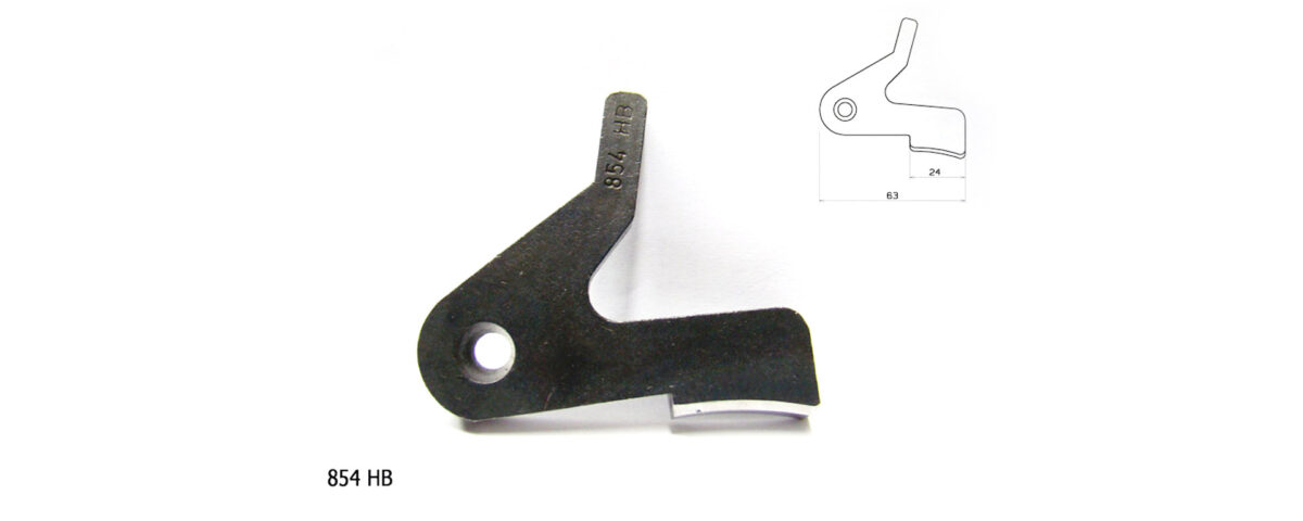 854 hb piedino da 24mm. per scarnitura a zero
