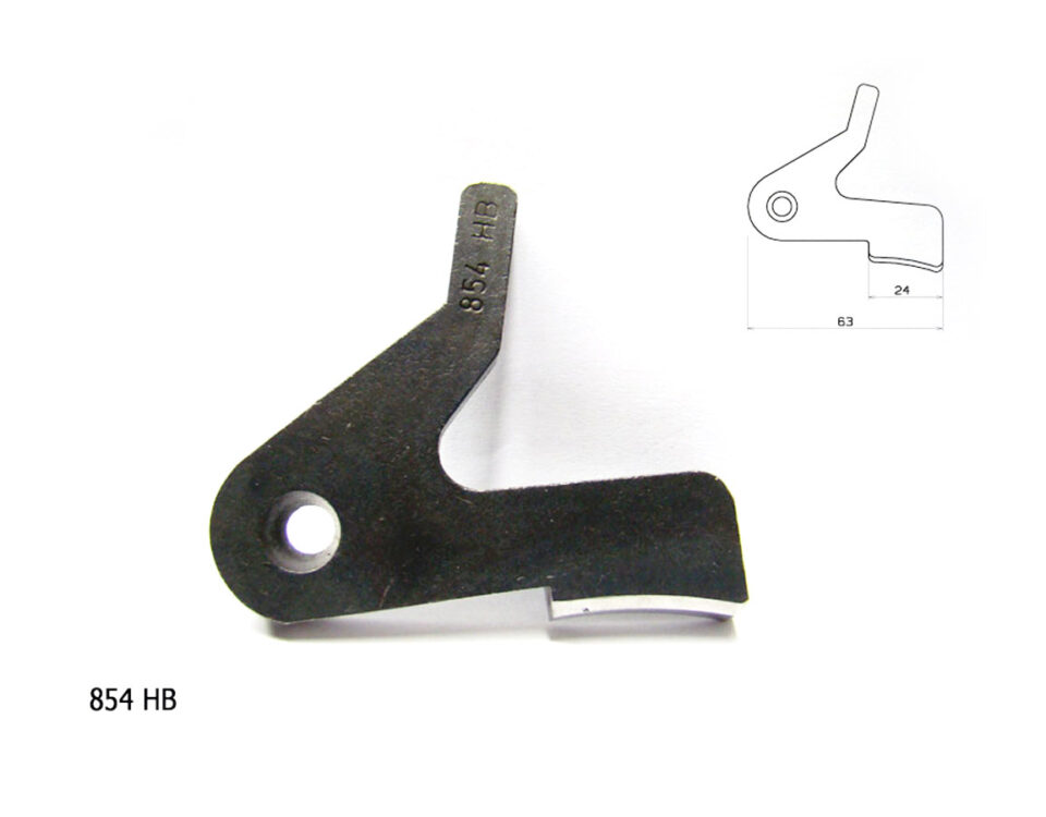 854 hb piedino da 24mm. per scarnitura a zero