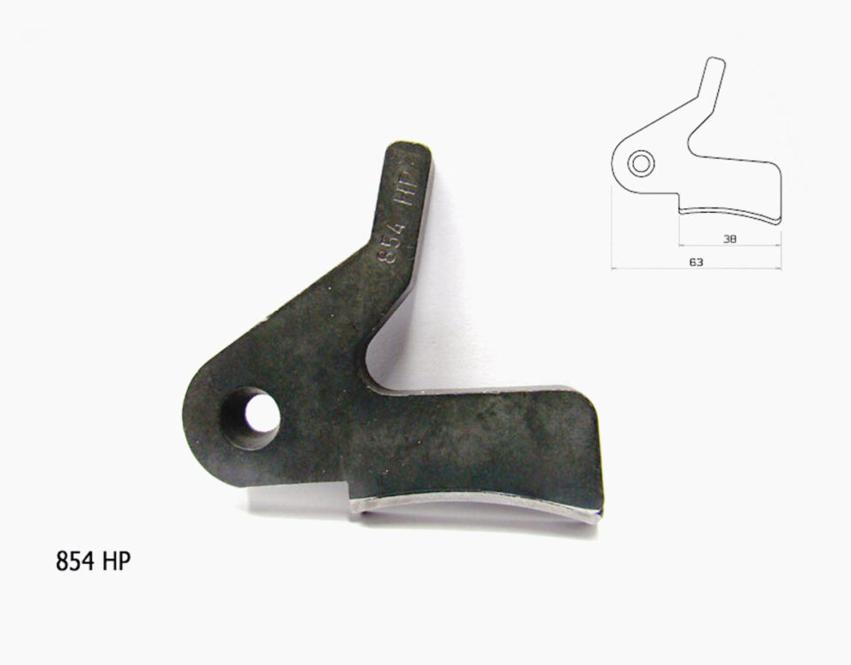 854 hp piedino per scarniture fino a 38mm e a zero fav